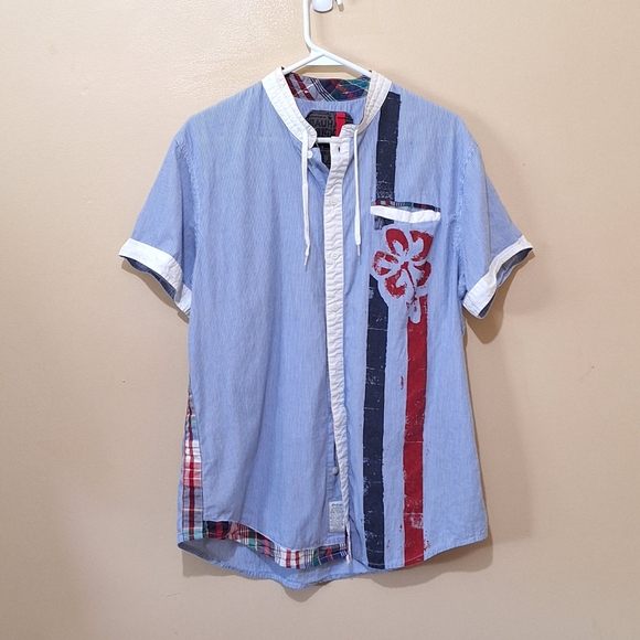 Bauhaus Short Sleeve Button Down Shirt - Picture 1 of 6